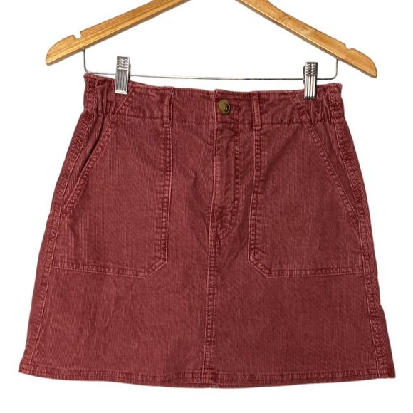 American Eagle High Waisted Corduroy Mini Skirt - Picture 4 of 11